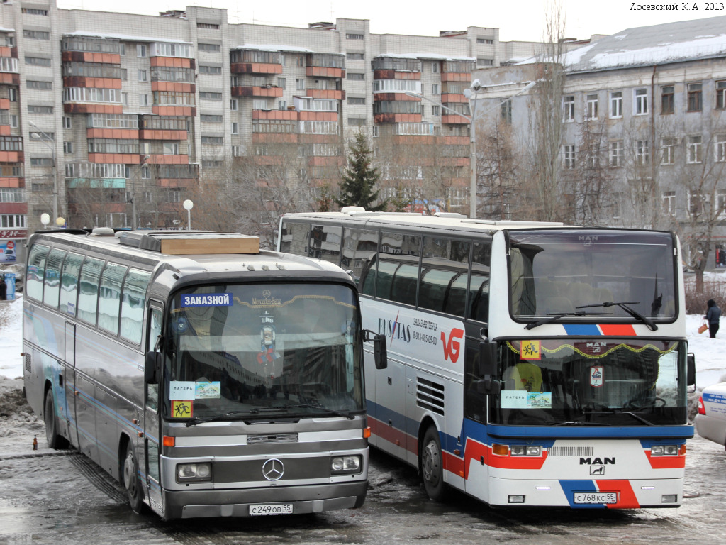 Омская область, Mercedes-Benz O303-15RHD № С 249 ОВ 55