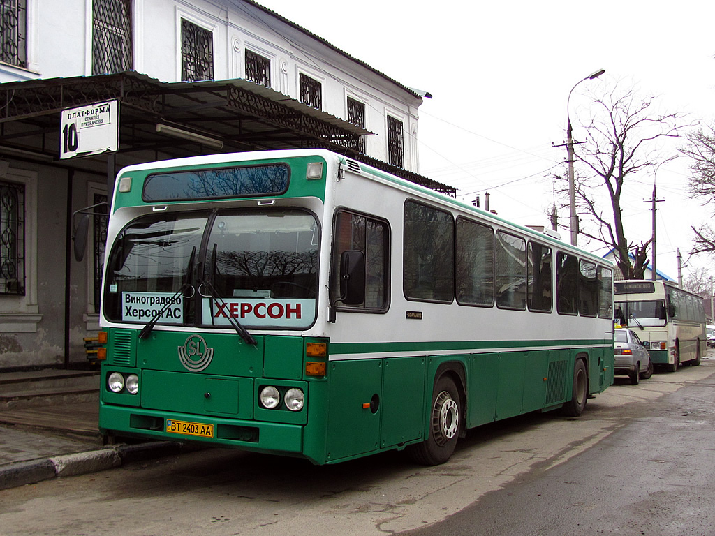 Herson region, Scania CR112 (Poltava-Automash) Nr. BT 2403 AA