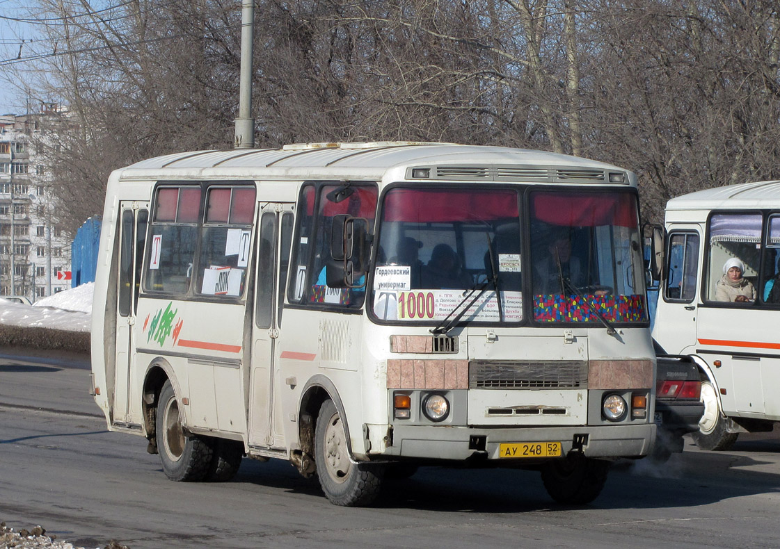 Нижегородская область, ПАЗ-32054 № АУ 248 52