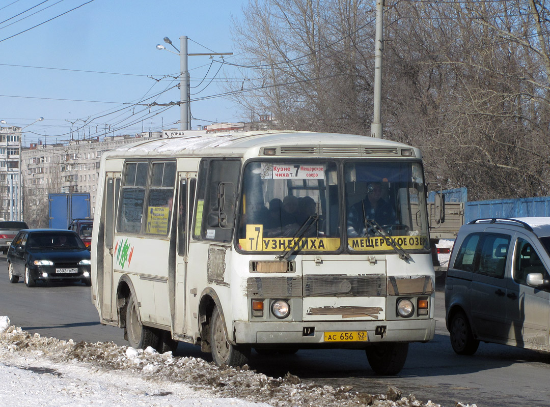 Нижегородская область, ПАЗ-32054 № АС 656 52