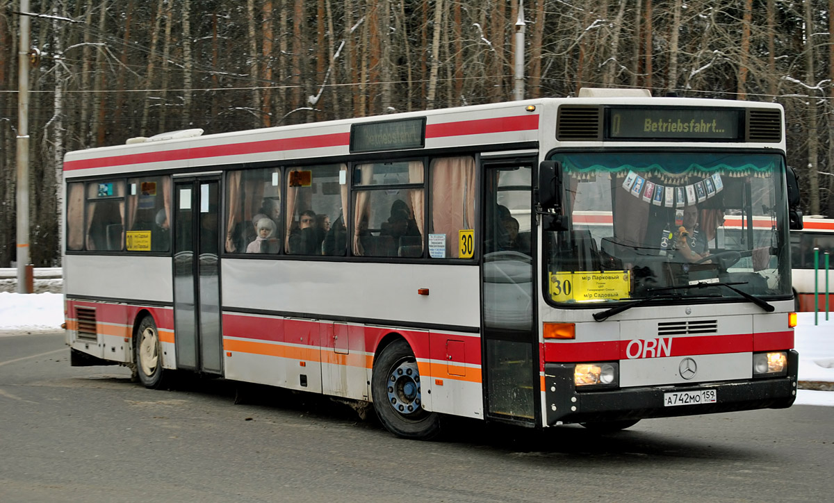 Пермский край, Mercedes-Benz O407 № А 742 МО 159