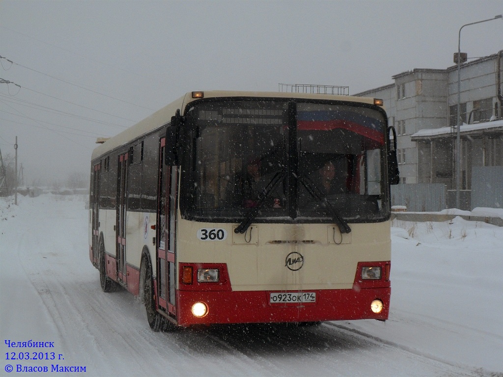 Челябинская область, ЛиАЗ-5256.53 № 2603