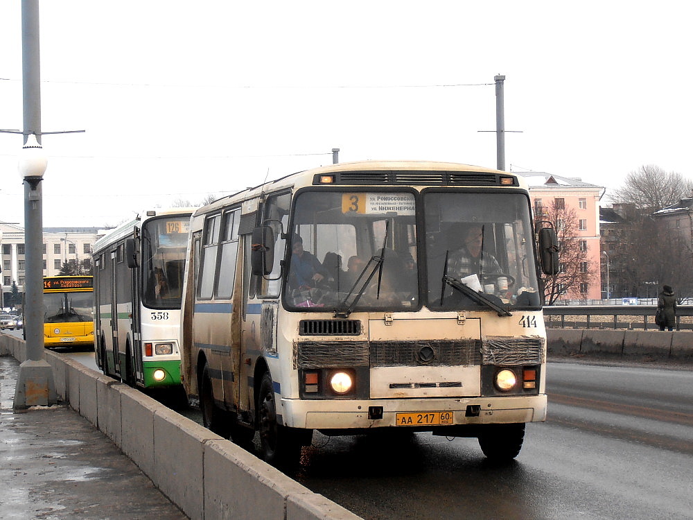 Псковская область, ПАЗ-32054-07 № 414