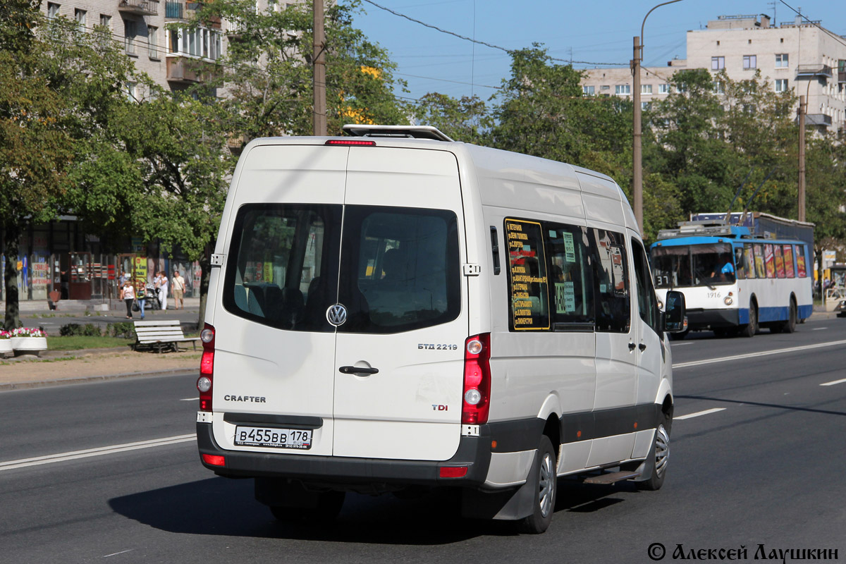 Санкт-Петербург, БТД-2219 (Volkswagen Crafter) № В 455 ВВ 178