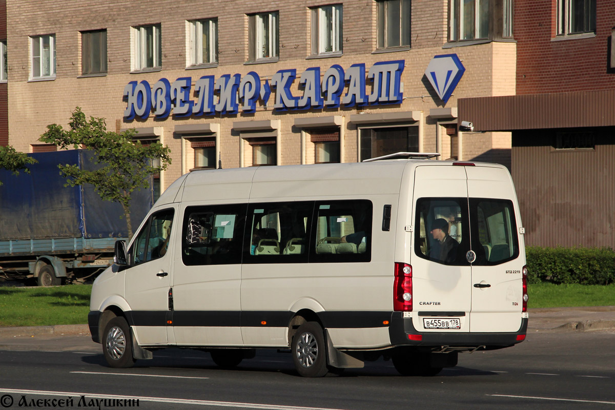 Санкт-Петербург, БТД-2219 (Volkswagen Crafter) № В 455 ВВ 178