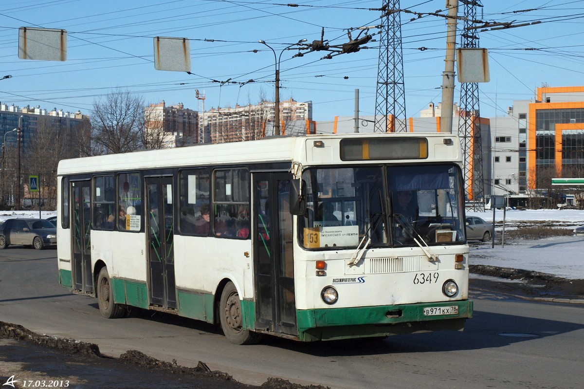 Санкт-Петербург, ЛиАЗ-5256.25 № 6349