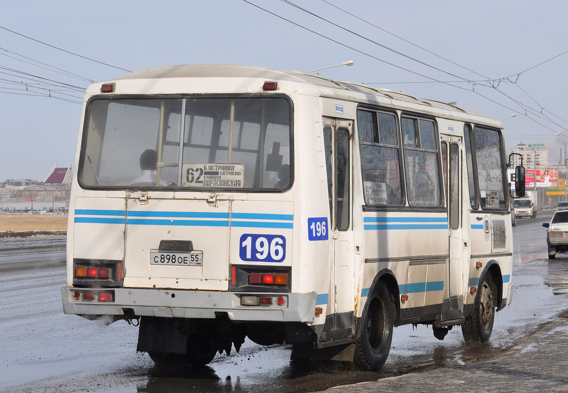 Омская область, ПАЗ-32054 № 196