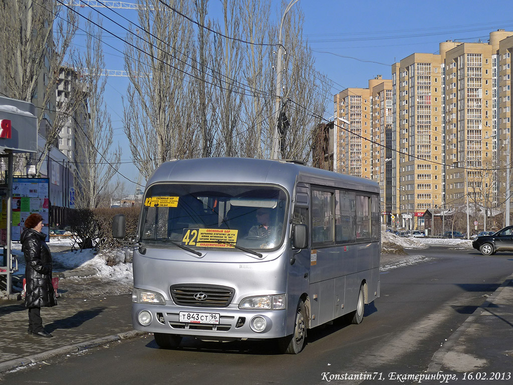 Свердловская область, Hyundai County LWB (ТагАЗ) № Т 843 СТ 96