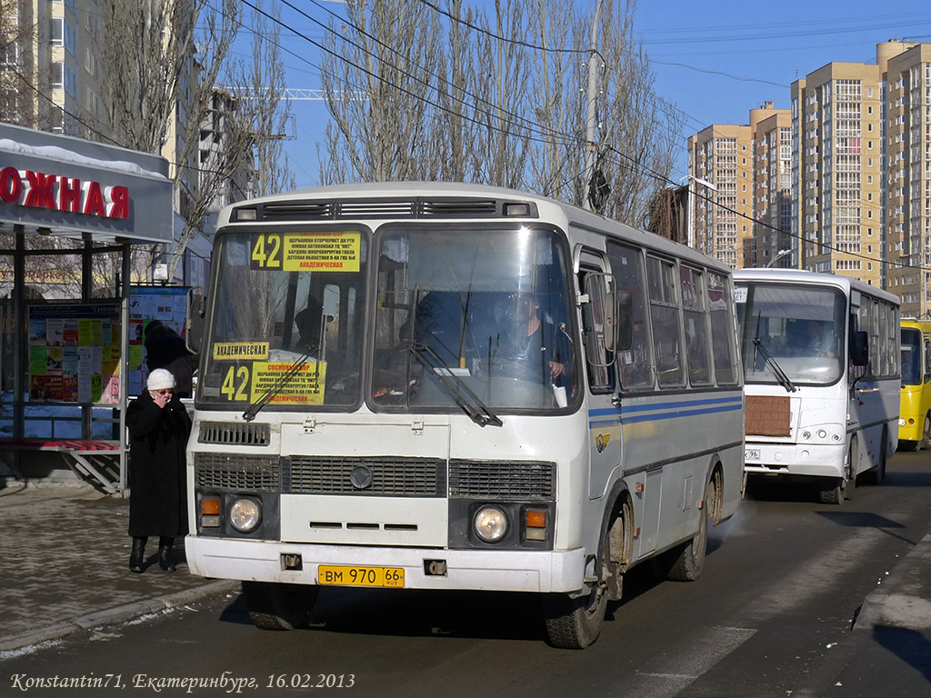 Свердловская область, ПАЗ-32054 № ВМ 970 66