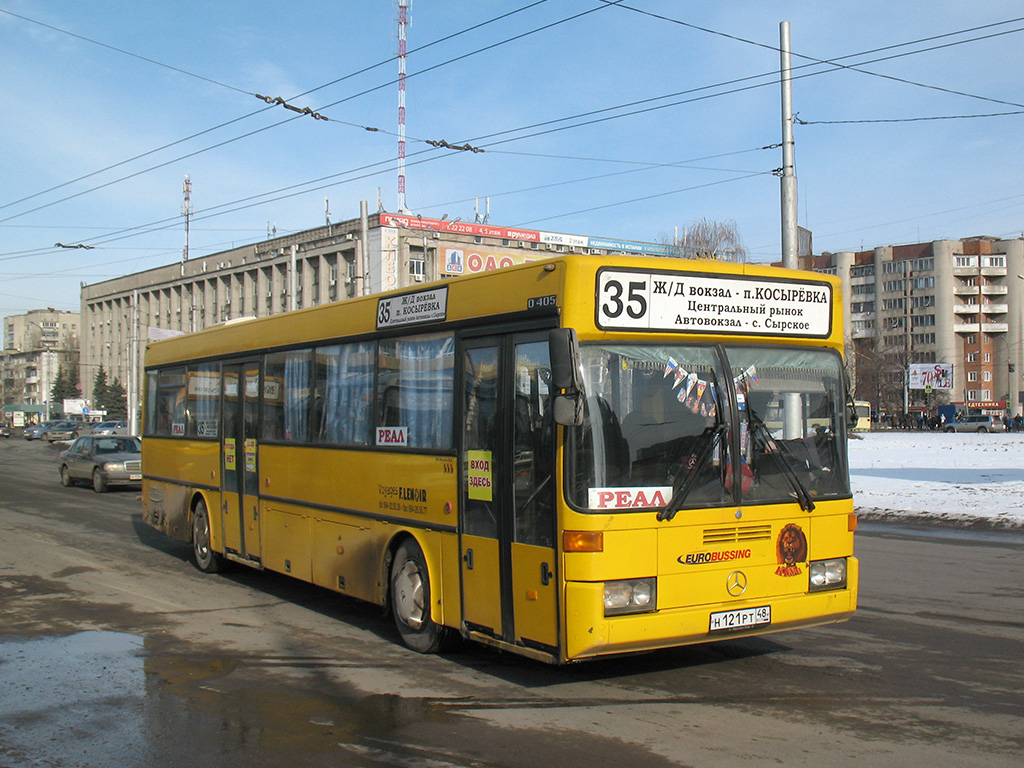 Липецкая область, Mercedes-Benz O405 № Н 121 РТ 48