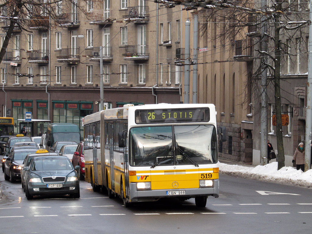 Литва, Mercedes-Benz O405G № 519