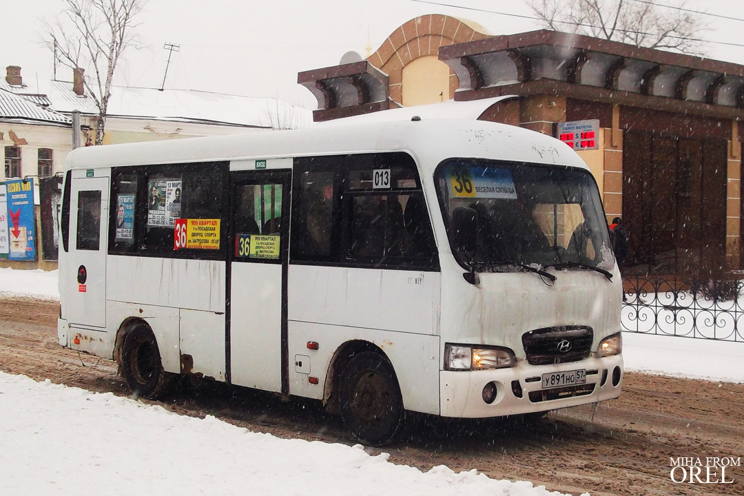 Oryol region, Hyundai County SWB C08 (RZGA) # У 891 НО 57