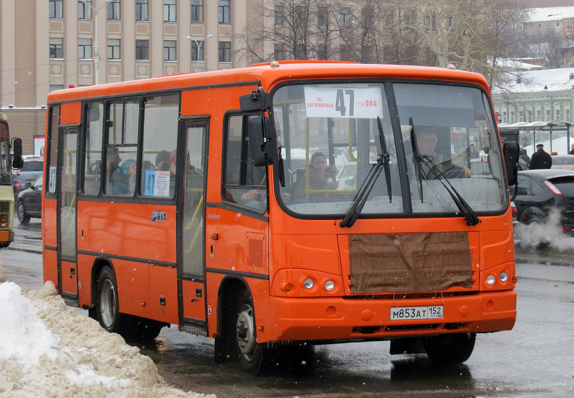 Нижегородская область, ПАЗ-320402-05 № М 853 АТ 152