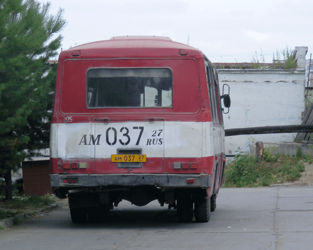 Хабаровський край, ПАЗ-3205 (00) № 105