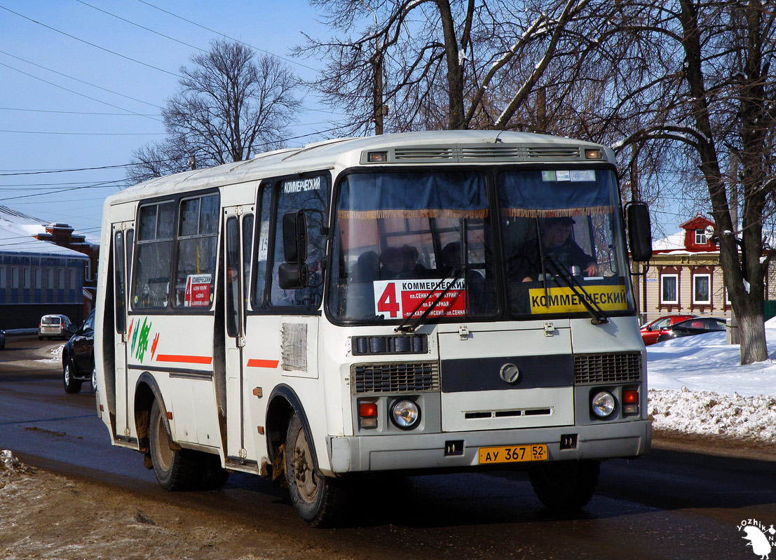 Нижегородская область, ПАЗ-32054 № АУ 367 52