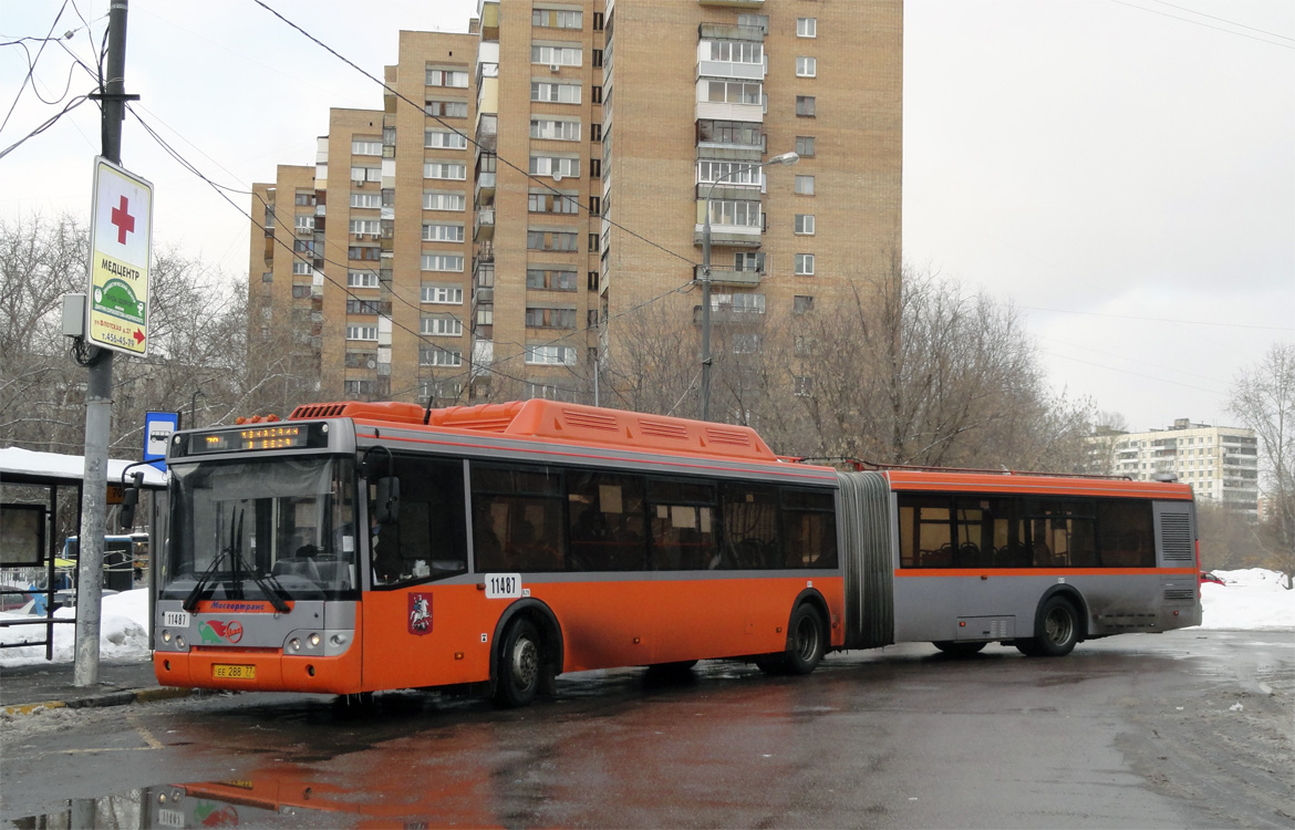 Москва, ЛиАЗ-6213.70 № 11487