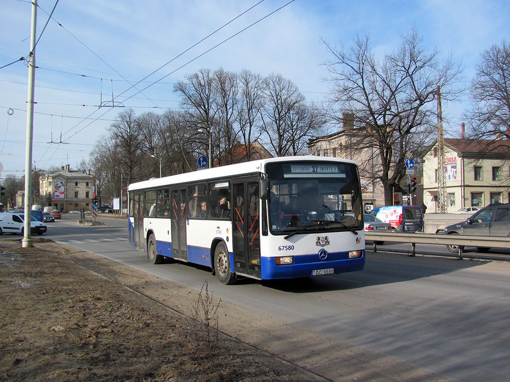 Латвия, Mercedes-Benz O345 № 67580