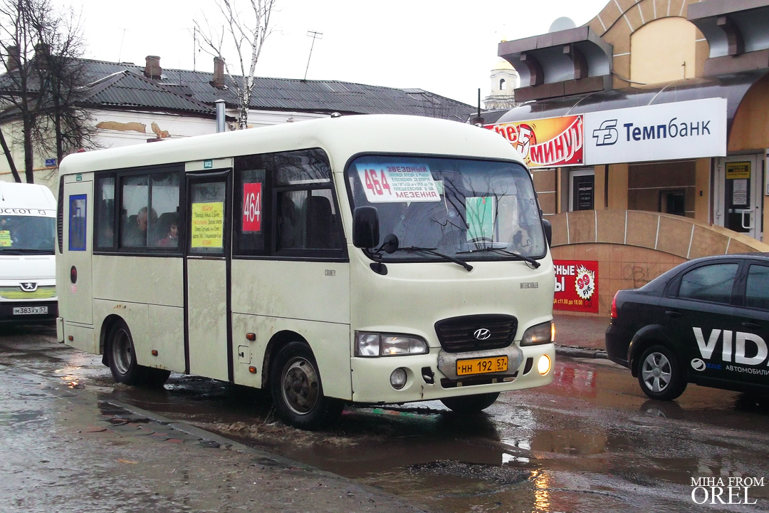 Орловская область, Hyundai County SWB (РЗГА) № НН 192 57