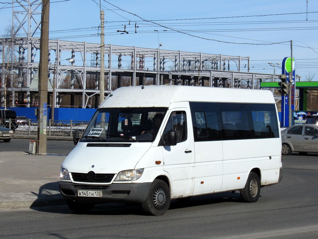 Санкт-Петербург, Mercedes-Benz Sprinter W903 308CDI № А 145 ТН 178 — Фото —  Автобусный транспорт