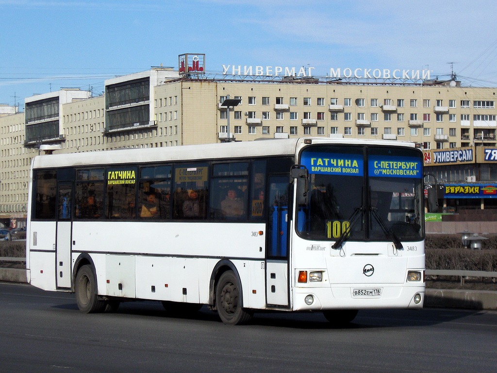 Ленинградская область, ЛиАЗ-5256.58 № 3483