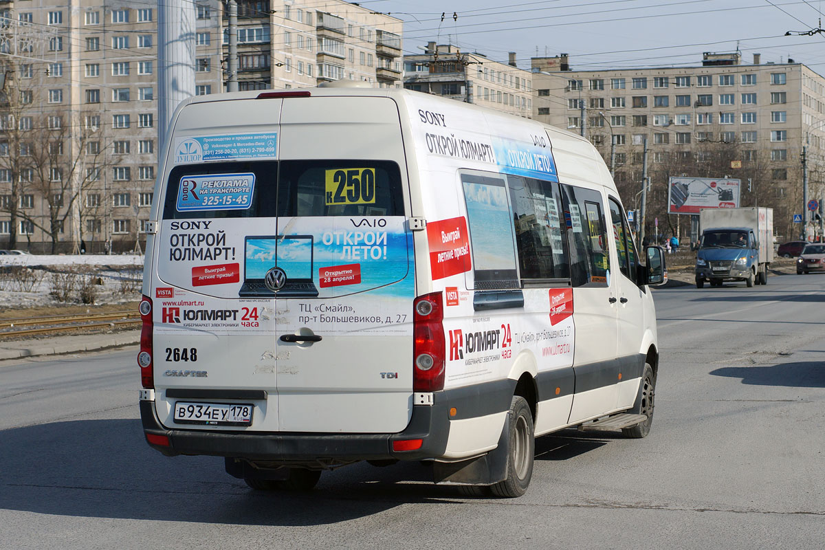 Санкт-Петербург, Луидор-2233 (Volkswagen Crafter) № 2648