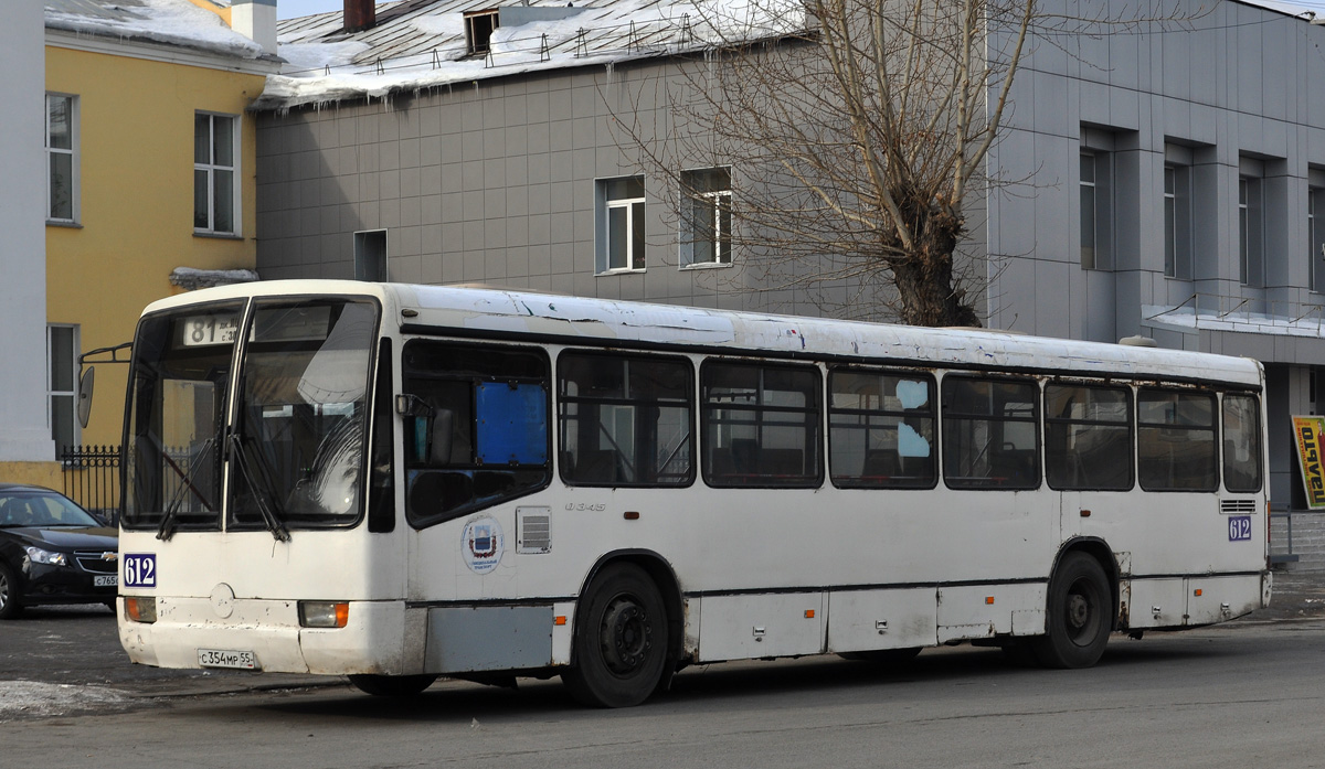 Омская область, Mercedes-Benz O345 № 612