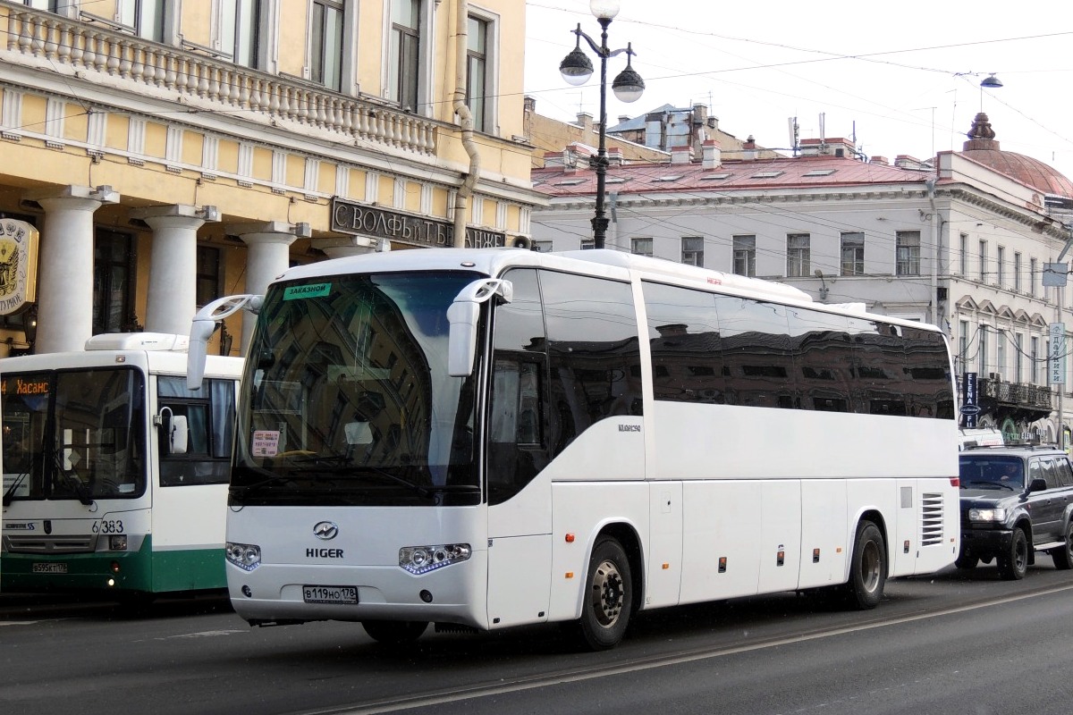 Санкт-Петербург, Higer KLQ6129Q № В 119 НО 178