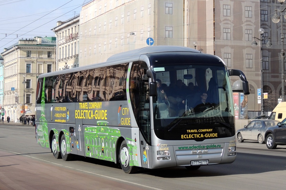 Санкт-Петербург, MAN R08 Lion's Coach L RHC444 L № В 777 МЕ 178