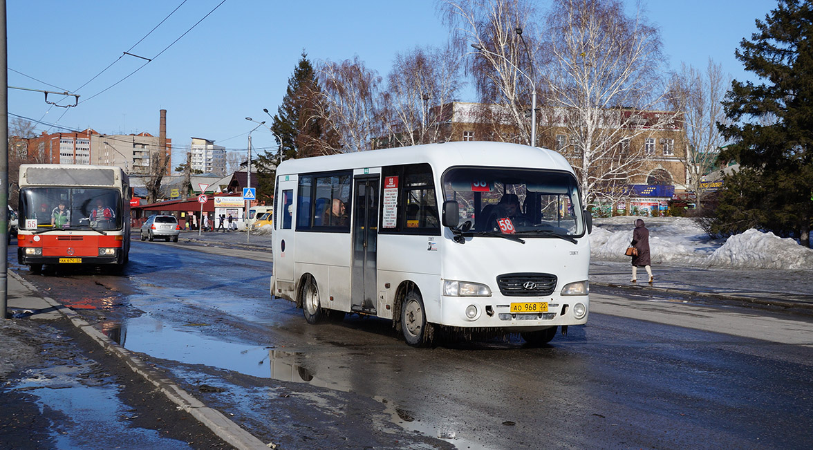 Алтайский край, Hyundai County SWB C08 (РоАЗ) № АО 968 22