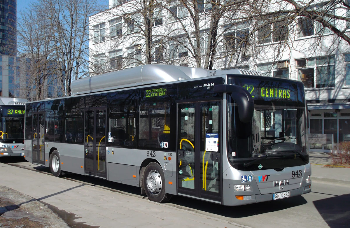 Литва, MAN A21 Lion's City NL273 CNG № 943