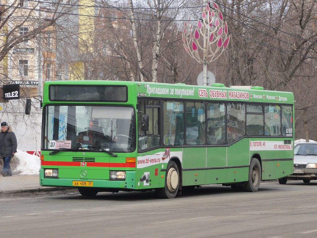 Вологодская область, Mercedes-Benz O405N2 № АВ 408 35