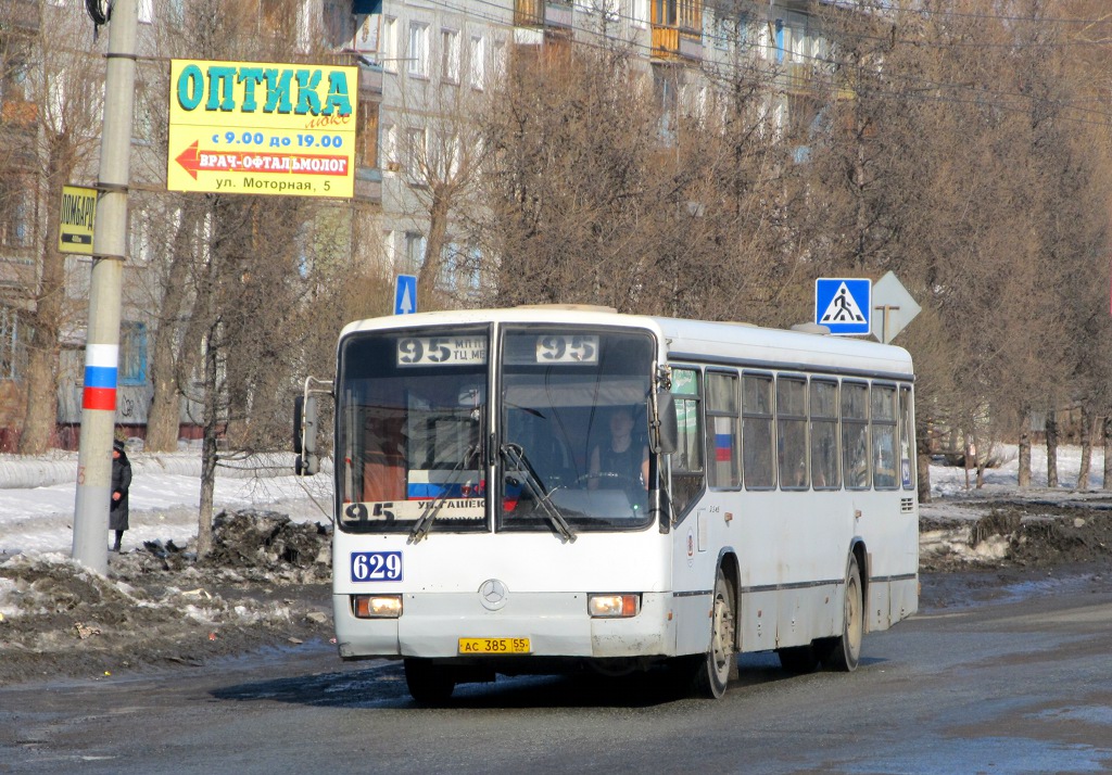 Омская область, Mercedes-Benz O345 № 629