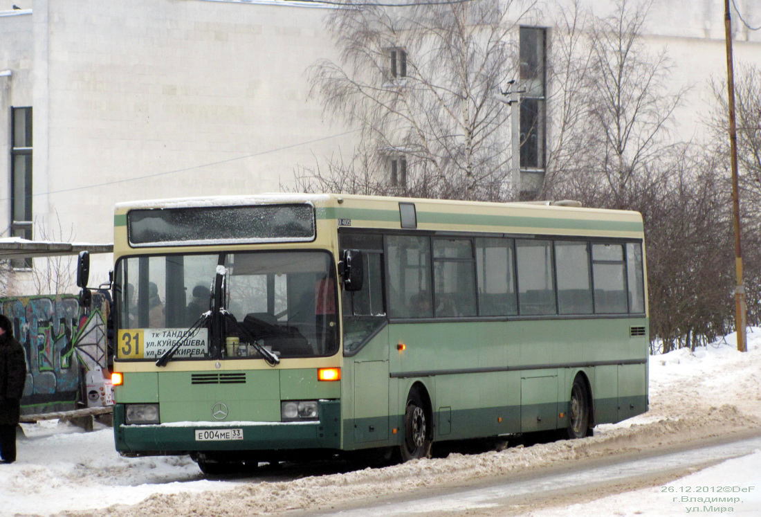 Владимирская область, Mercedes-Benz O405 № Е 004 МЕ 33