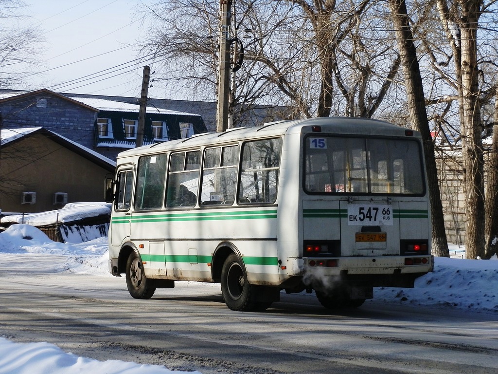 Свердловская область, ПАЗ-32054 № ЕК 547 66