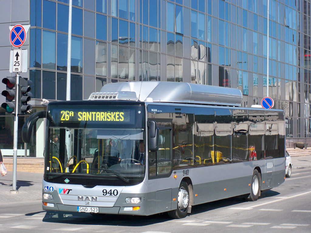 Литва, MAN A21 Lion's City NL273 CNG № 940