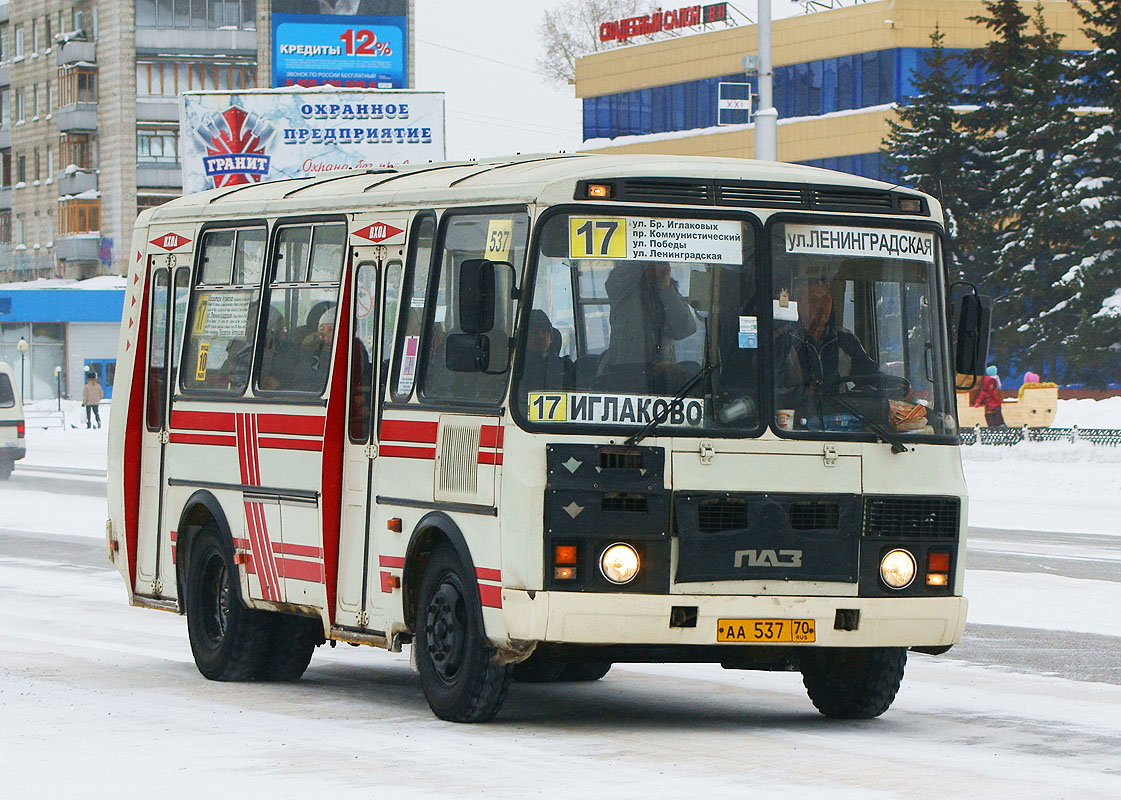 Томская область, ПАЗ-32054 № АА 537 70