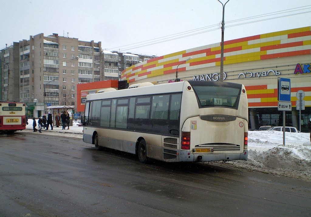 Вологодская область, Scania OmniLink I (Скания-Питер) № АК 003 35