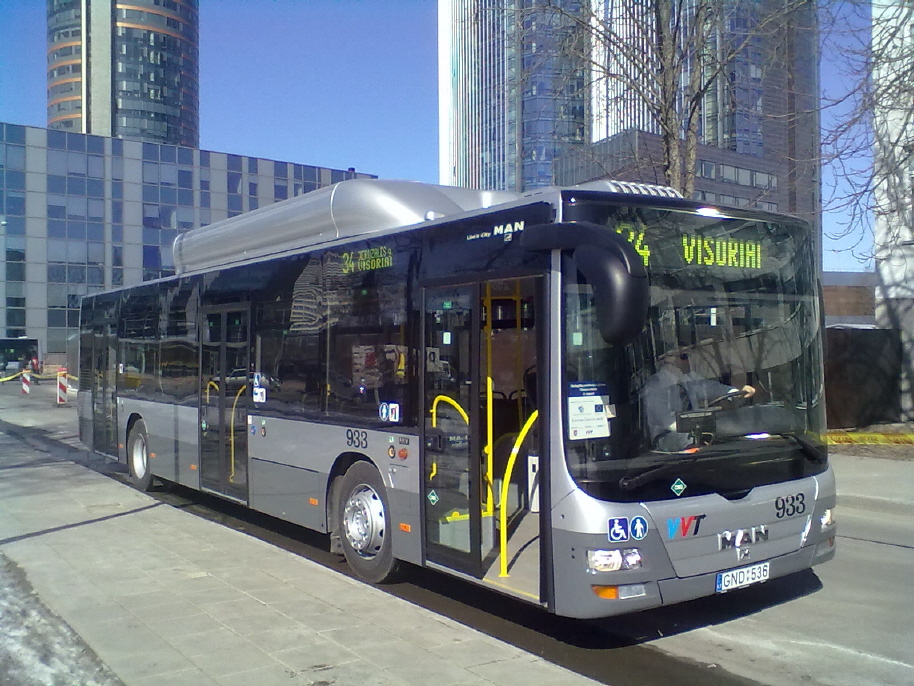 Литва, MAN A21 Lion's City NL273 CNG № 933