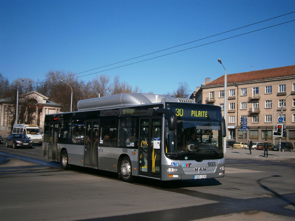 Lietuva, MAN A21 Lion's City NL273 CNG № 933