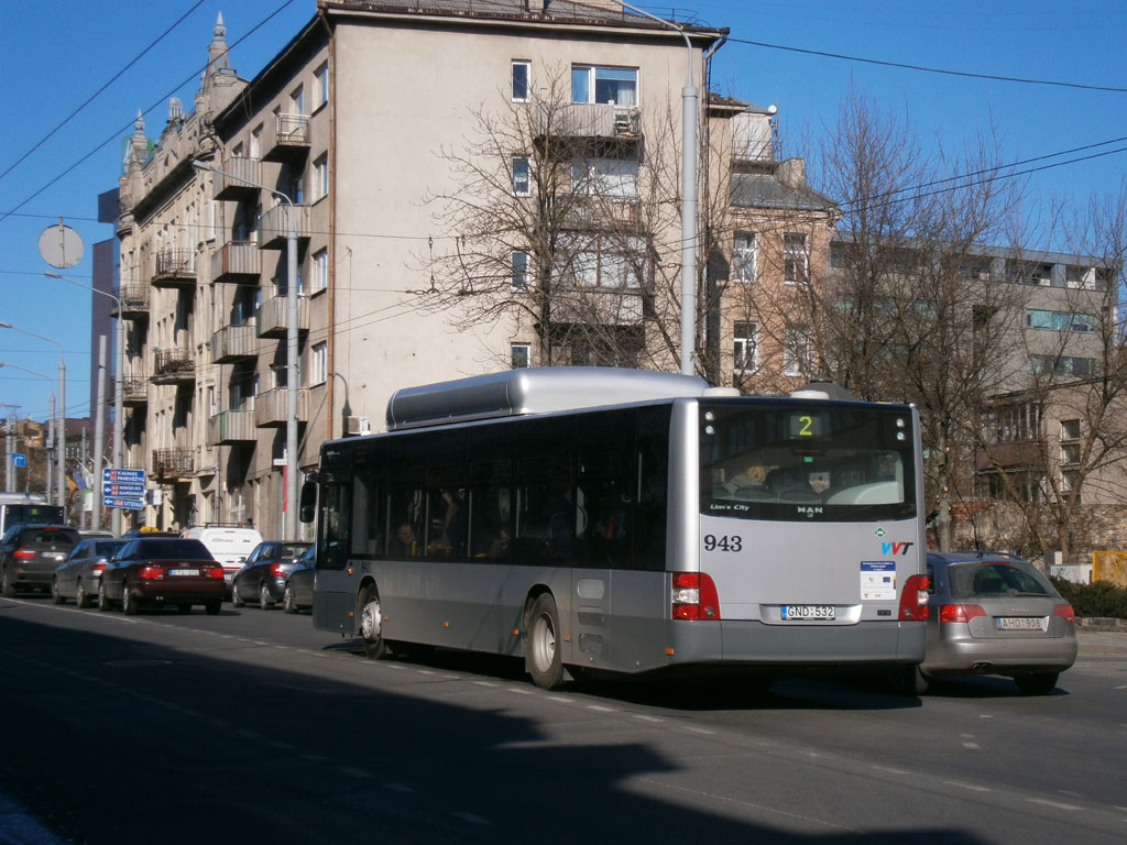 Литва, MAN A21 Lion's City NL273 CNG № 943