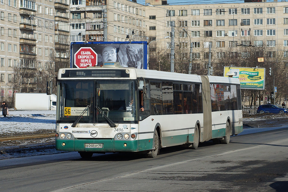 Санкт-Петербург, ЛиАЗ-6213.20 № 7496