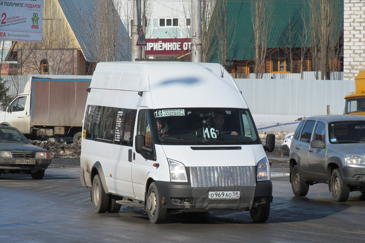 Пензенская область, Нижегородец-222709  (Ford Transit) № О 969 АО 58