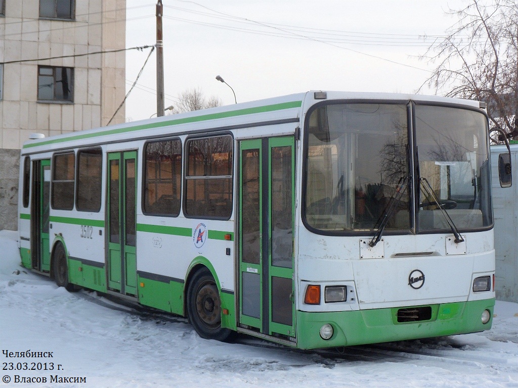 Челябинская область, ЛиАЗ-5256.25 № 3502