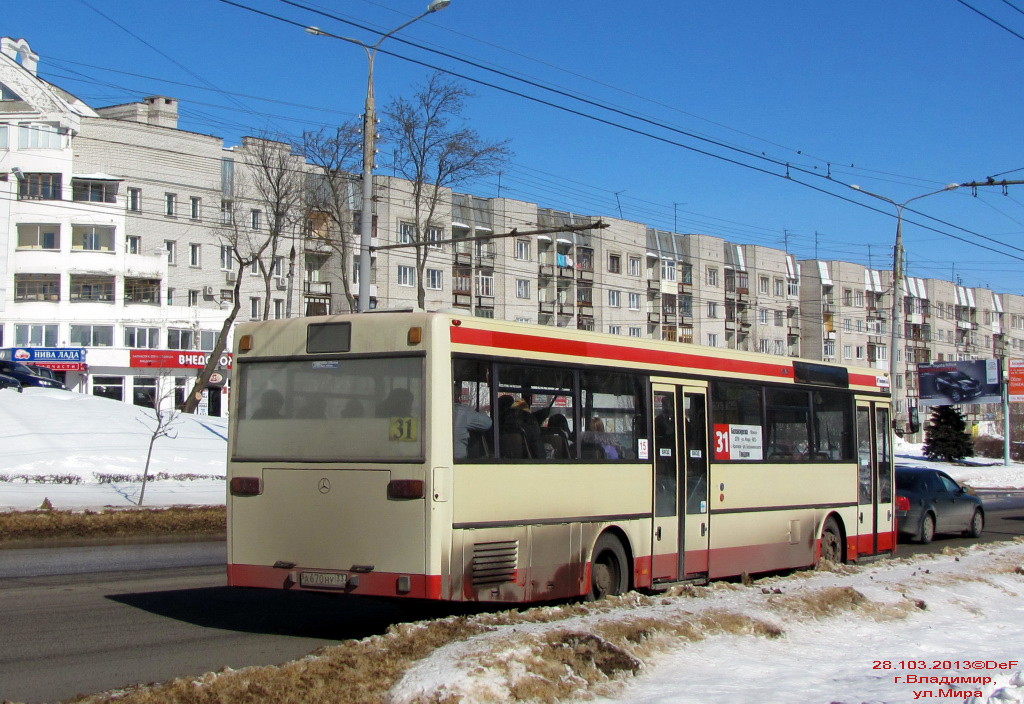 Владимирская область, Mercedes-Benz O405 № А 670 НУ 33