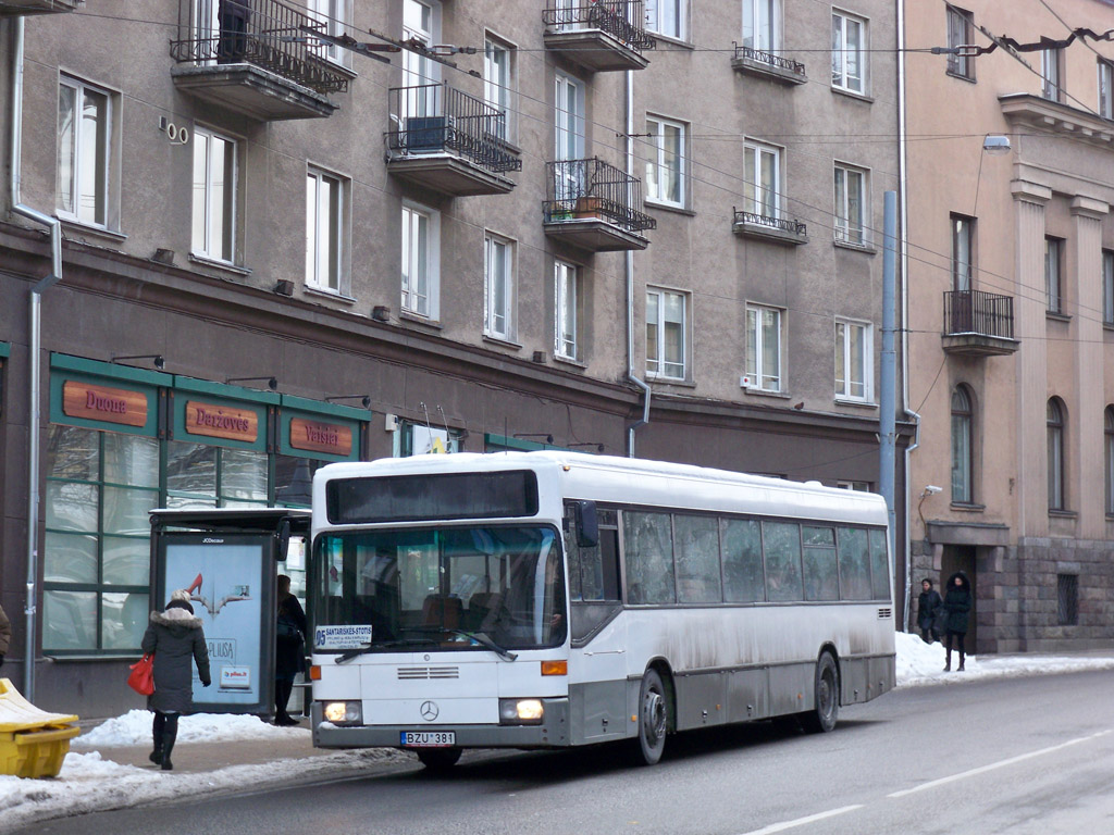 Литва, Mercedes-Benz O405N № BZU 381