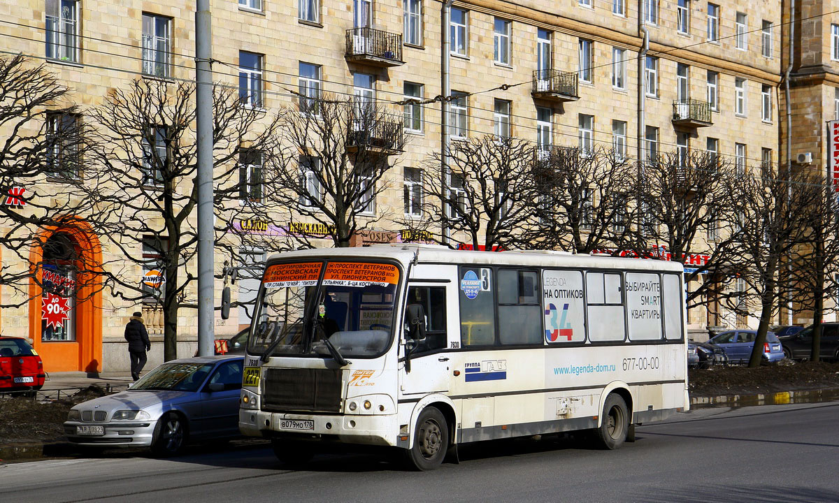 Санкт-Петербург, ПАЗ-320412-05 № 7630