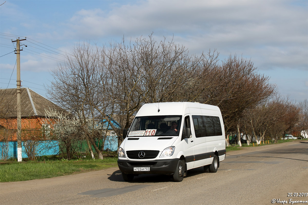 Краснодарский край, Луидор-22360C (MB Sprinter) № Н 722 АР 123