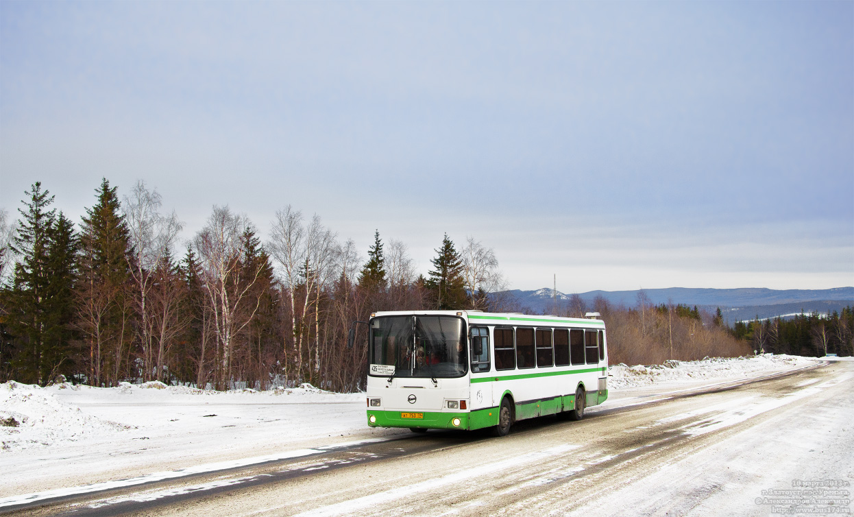 Челябинская область, ЛиАЗ-5256.35-01 № АТ 753 74