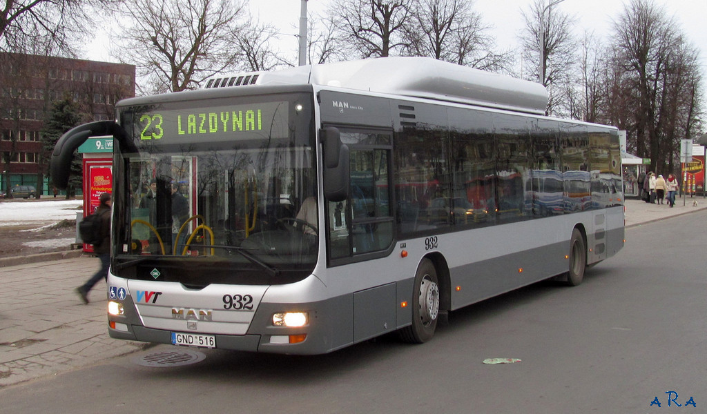 Литва, MAN A21 Lion's City NL273 CNG № 932