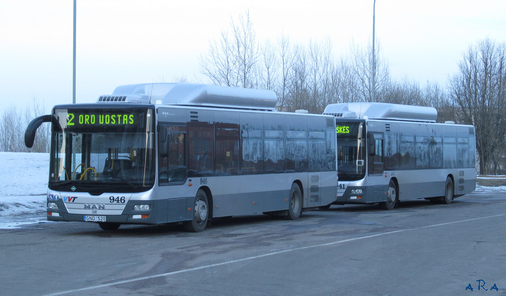 Літва, MAN A21 Lion's City NL273 CNG № 946